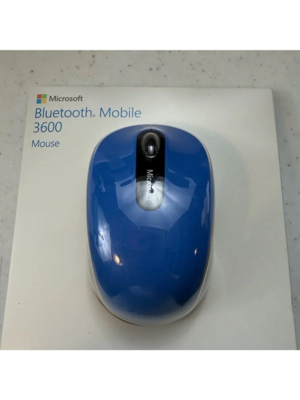 Genuine Microsoft Bluetooth Mobile 3600 Wireless Mouse Blue NEW